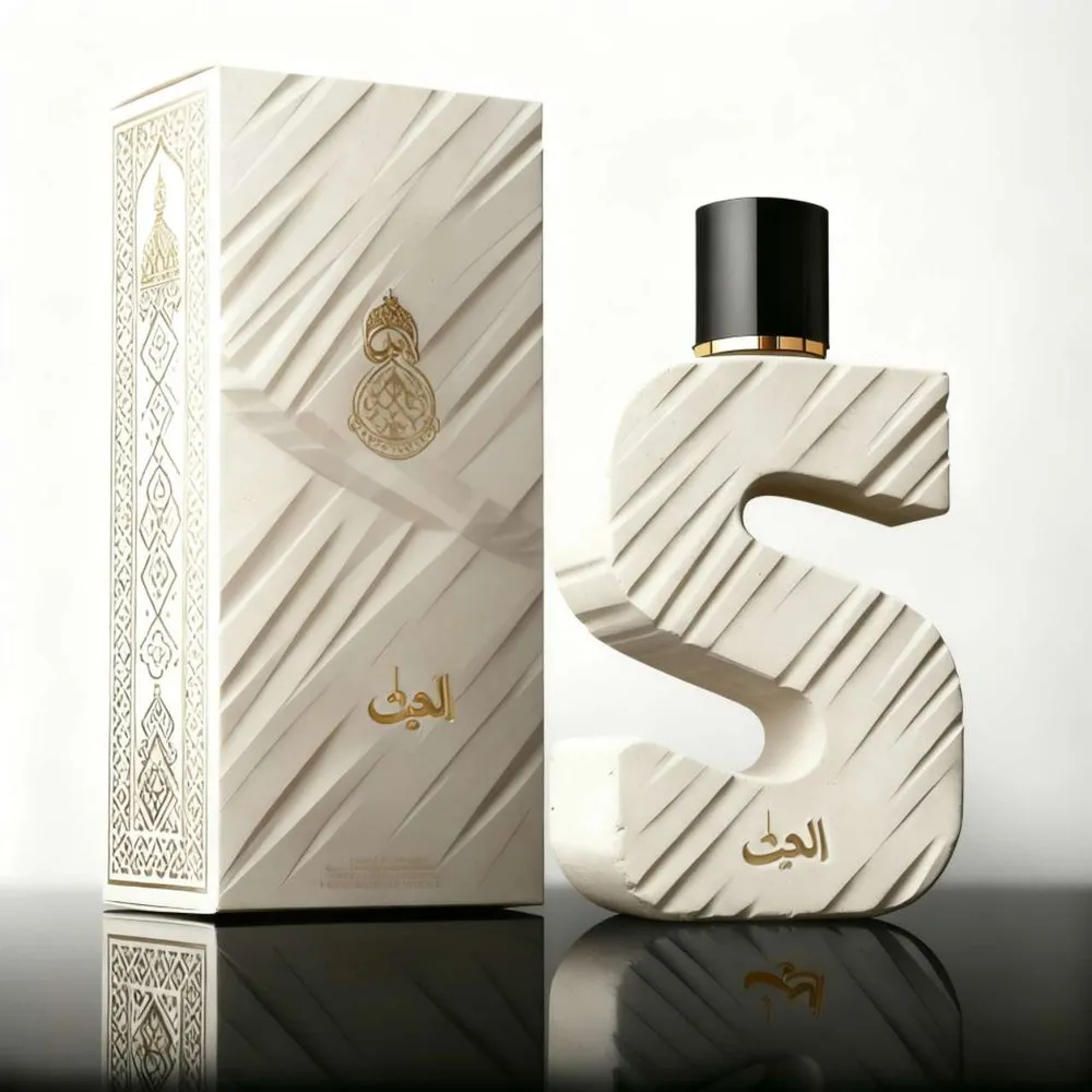 Royal Stone S-Perfume with gift box - stone texture luxury perfume bottle